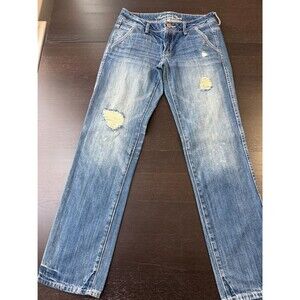 American Eagle Boy Fit Blue Straight Denim